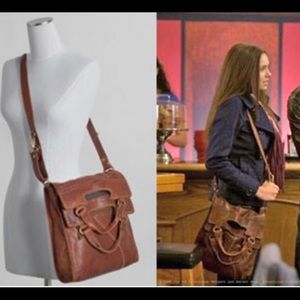 Lucky Brand Abbey Road Crossbody Italian leather